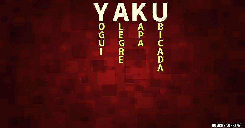 Acróstico yaku