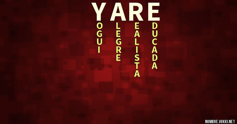 Acróstico yare