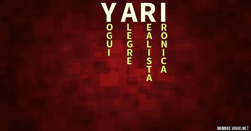 Acróstico yari