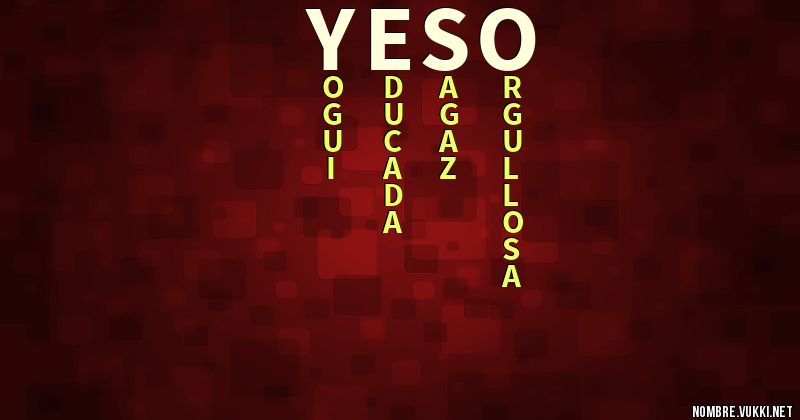 Acróstico yeso