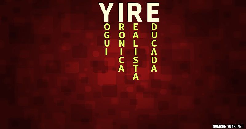 Acróstico yiré