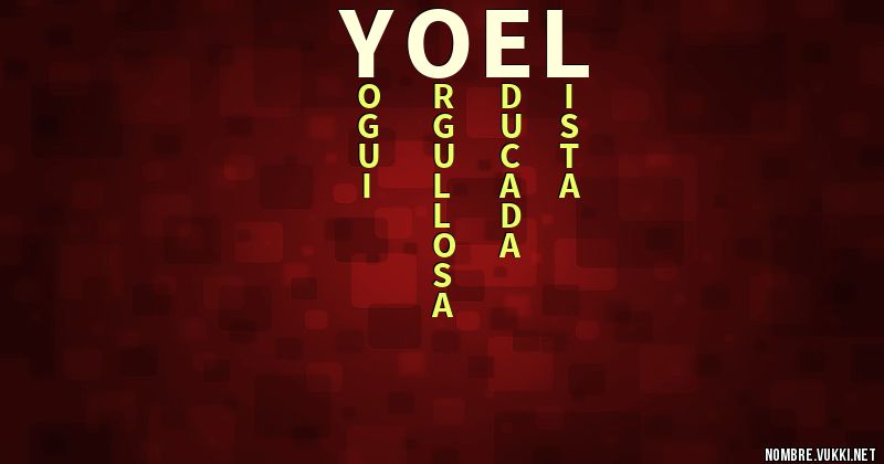 Acróstico yoel