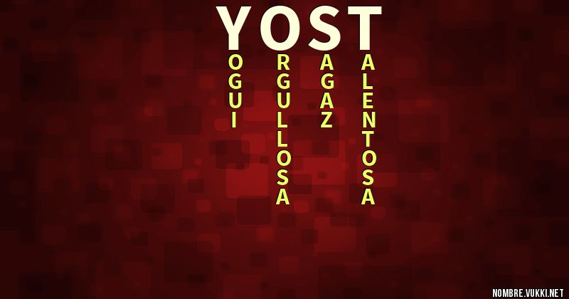 Acróstico yost