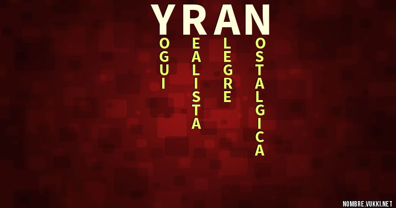 Acróstico yran