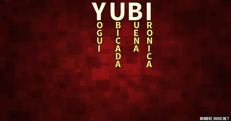 Acróstico yubi