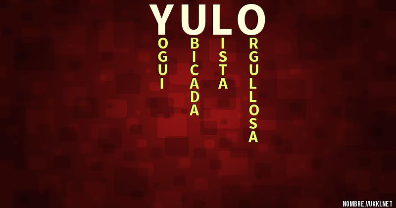 Acróstico yulo