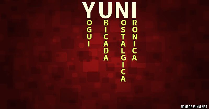 Acróstico yuni