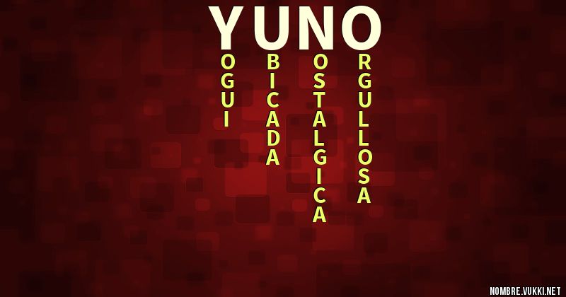 Acróstico yuno