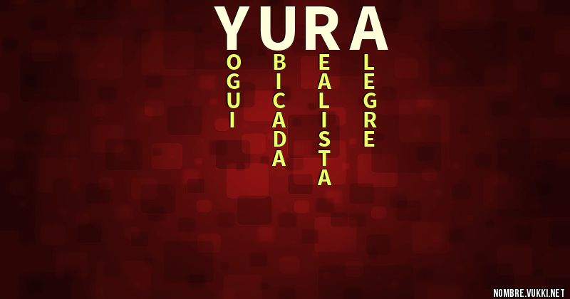 Acróstico yura