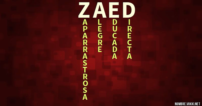 Acróstico zaed