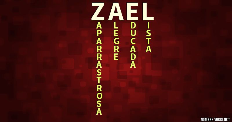 Acróstico zael