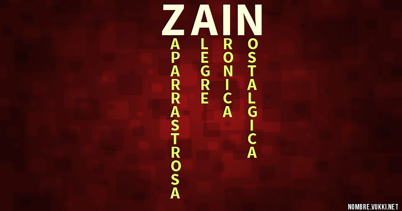 Acróstico zain
