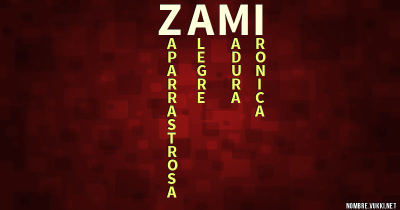 Acróstico zami