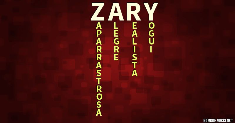 Acróstico zary