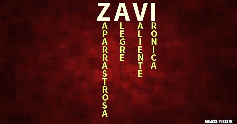 Acróstico zavi