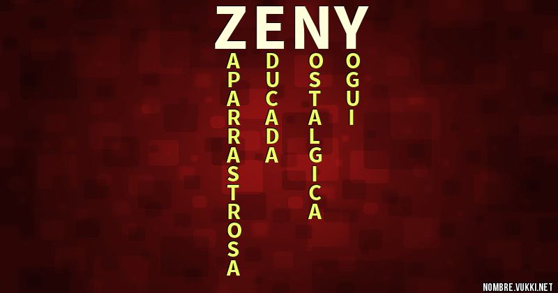 Acróstico zeny