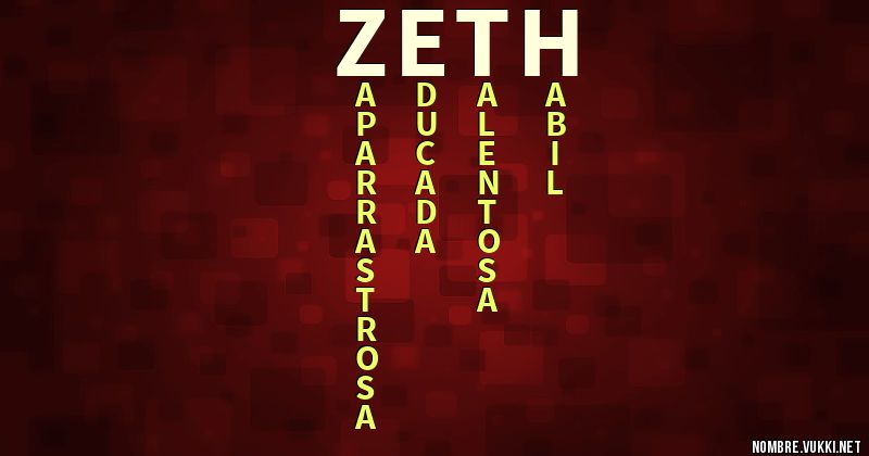 Acróstico zeth