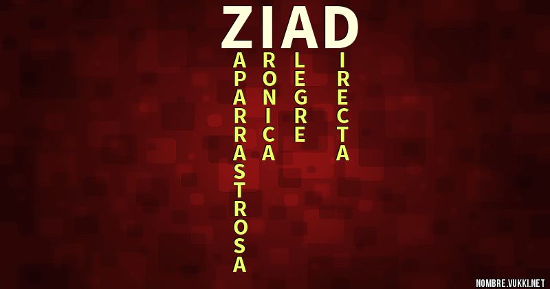 Acróstico ziad