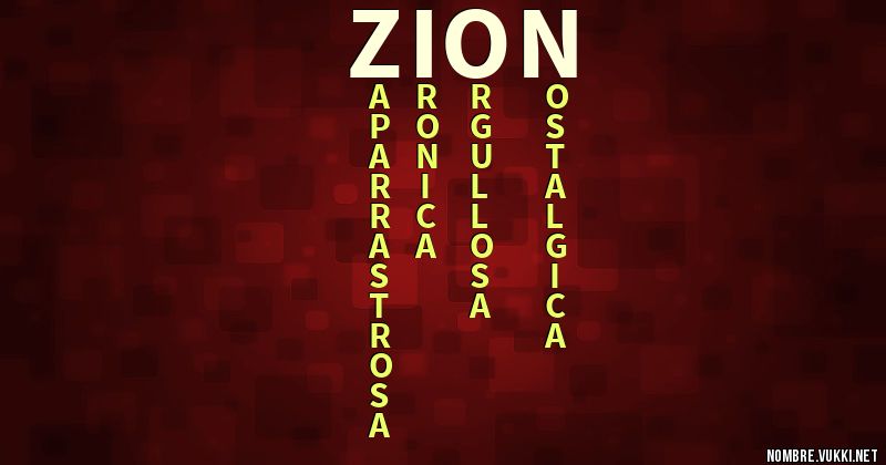 Acróstico zion