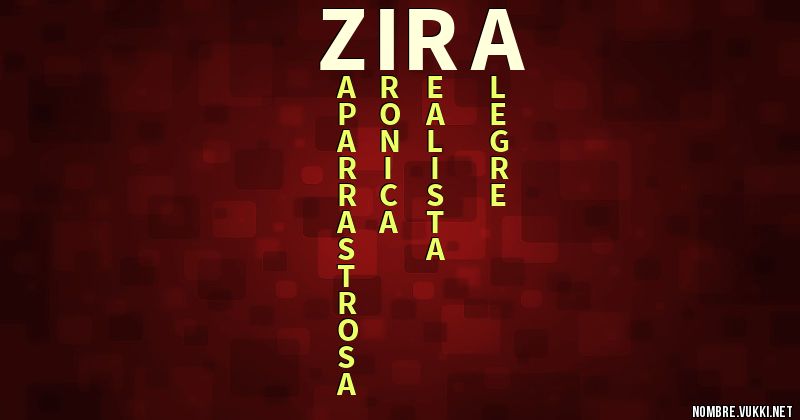 Acróstico zira