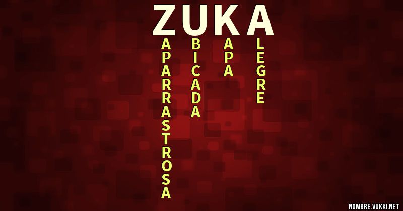 Acróstico zuka