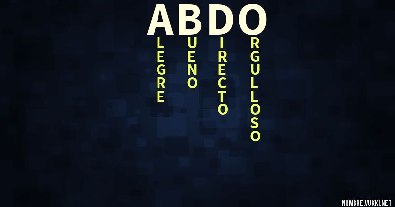 Acróstico abdo