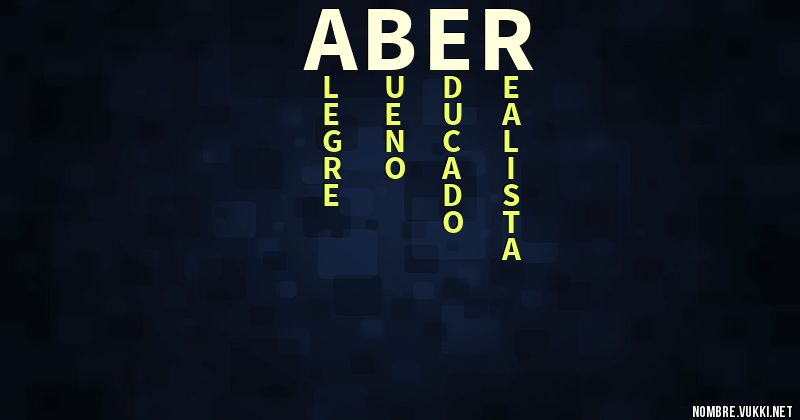 Acróstico aber