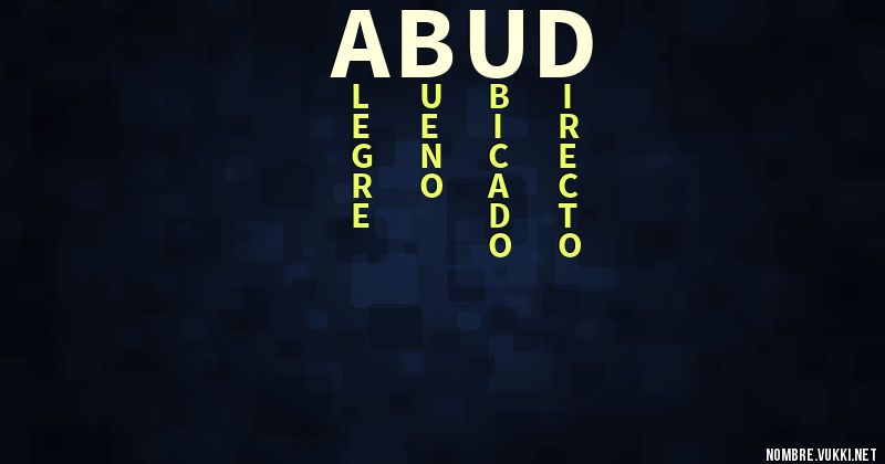 Acróstico abud