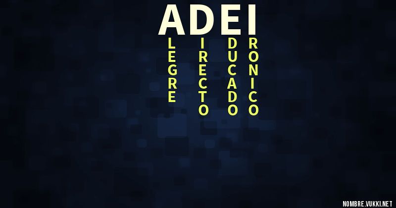 Acróstico adei