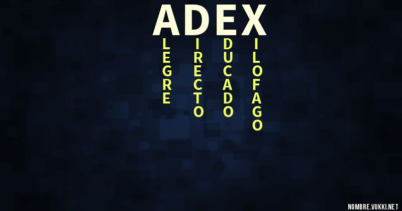 Acróstico adex