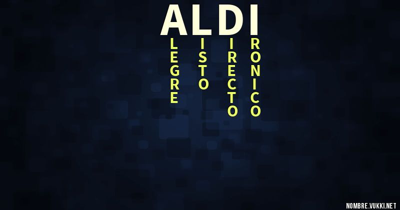 Acróstico aldi