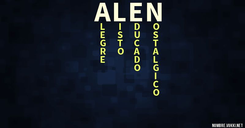 Acróstico alen