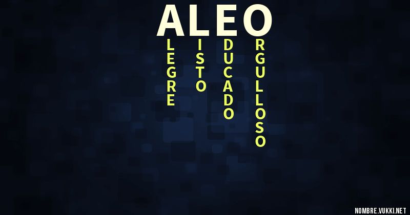 Acróstico aleo