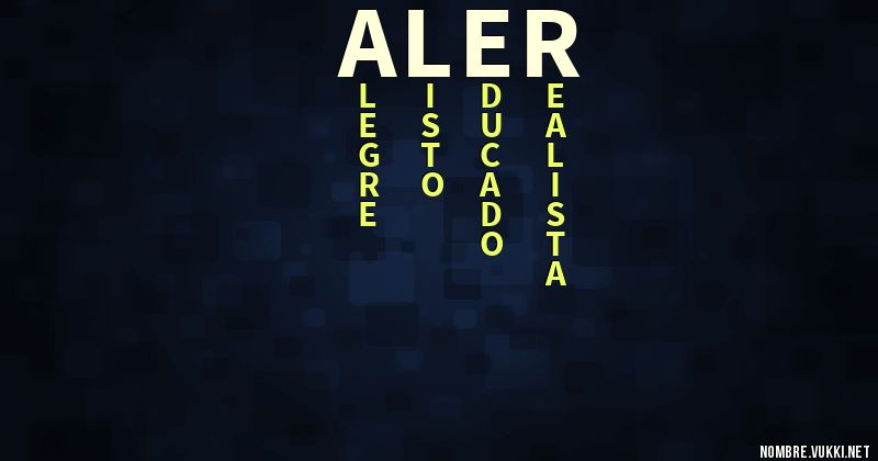 Acróstico aler