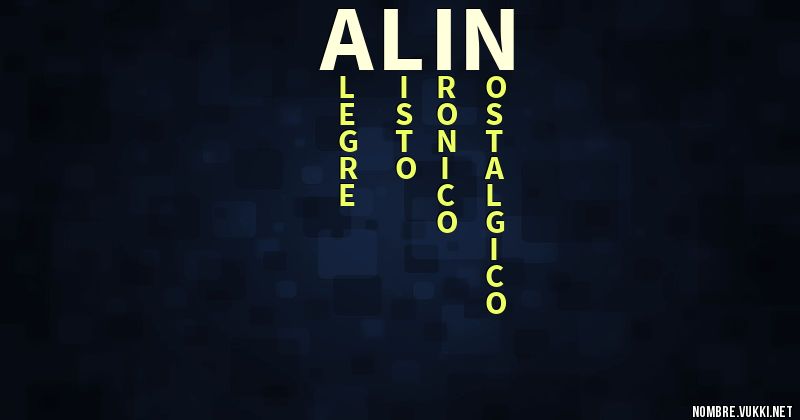 Acróstico alin