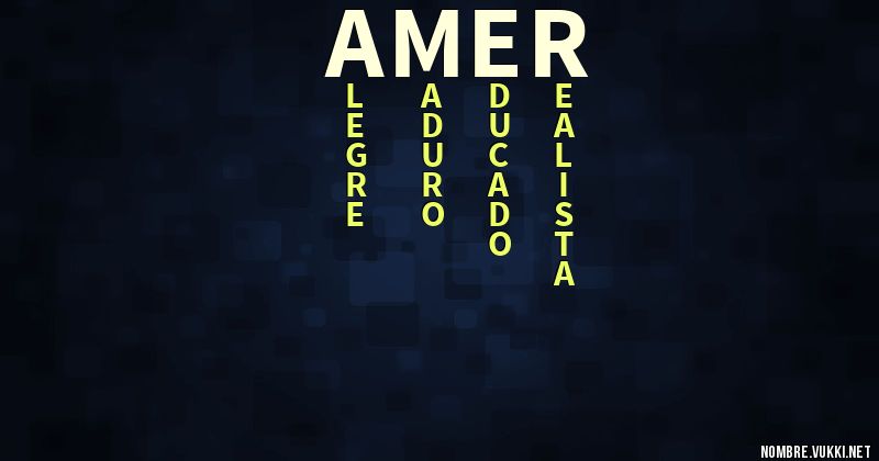 Acróstico amer