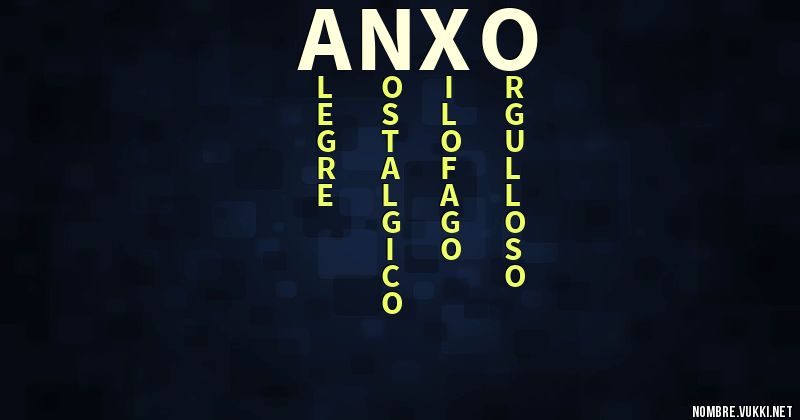 Acróstico anxo