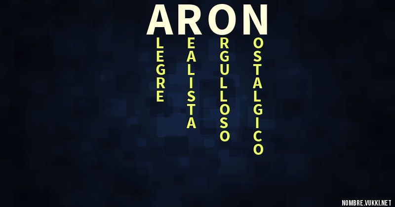 Acróstico arón