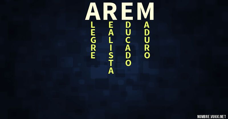 Acróstico arem