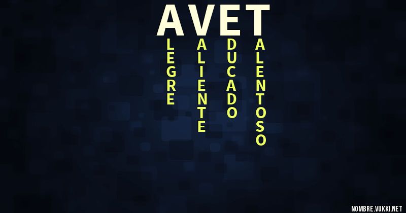 Acróstico avet