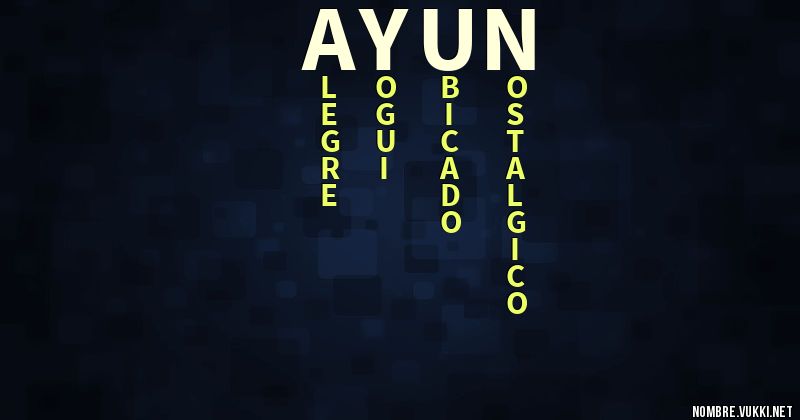 Acróstico ayun