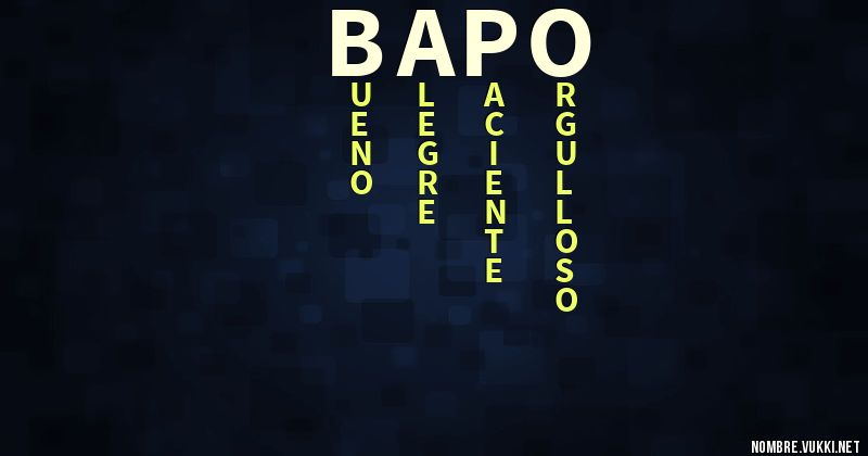 Acróstico bapo