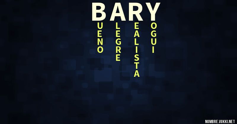 Acróstico bary