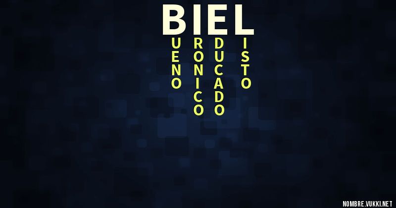 Acróstico biel