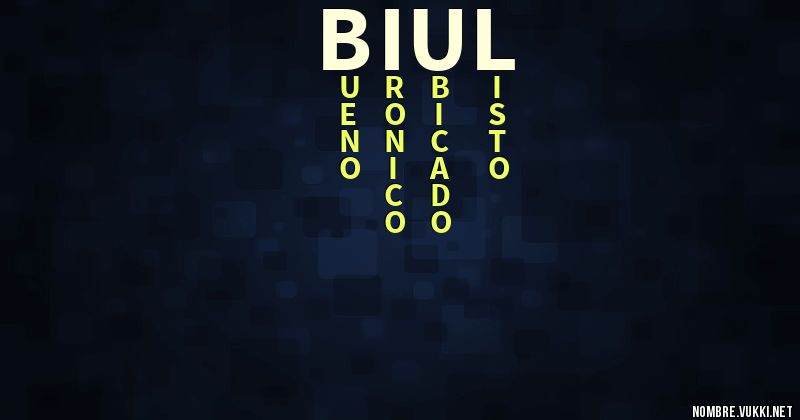 Acróstico biul