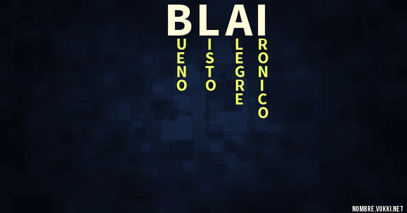 Acróstico blai