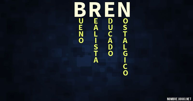 Acróstico bren