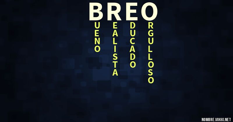 Acróstico breo
