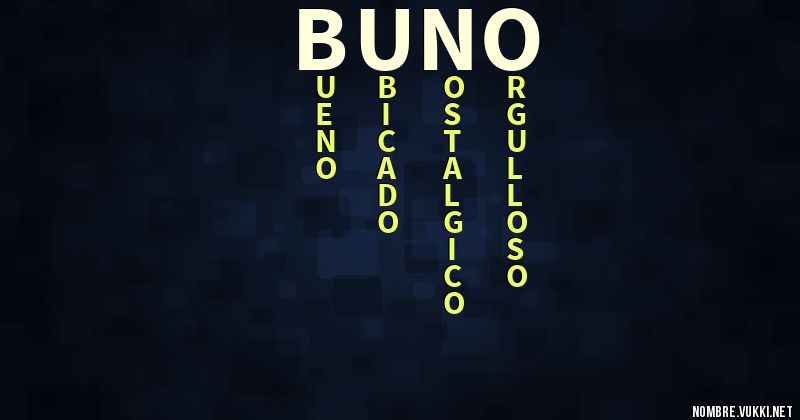 Acróstico buno