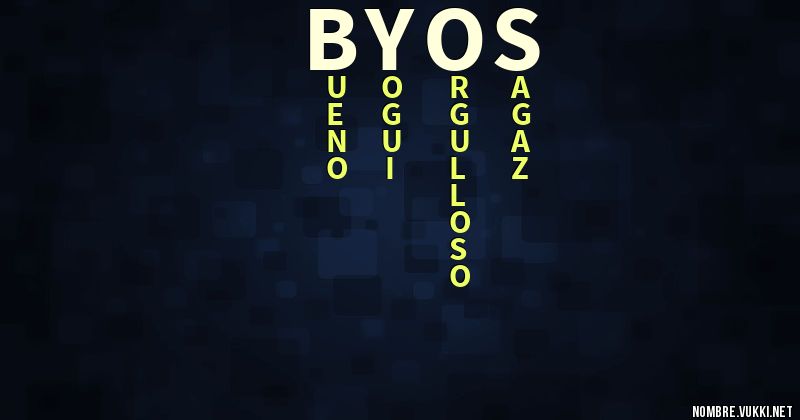 Acróstico byos